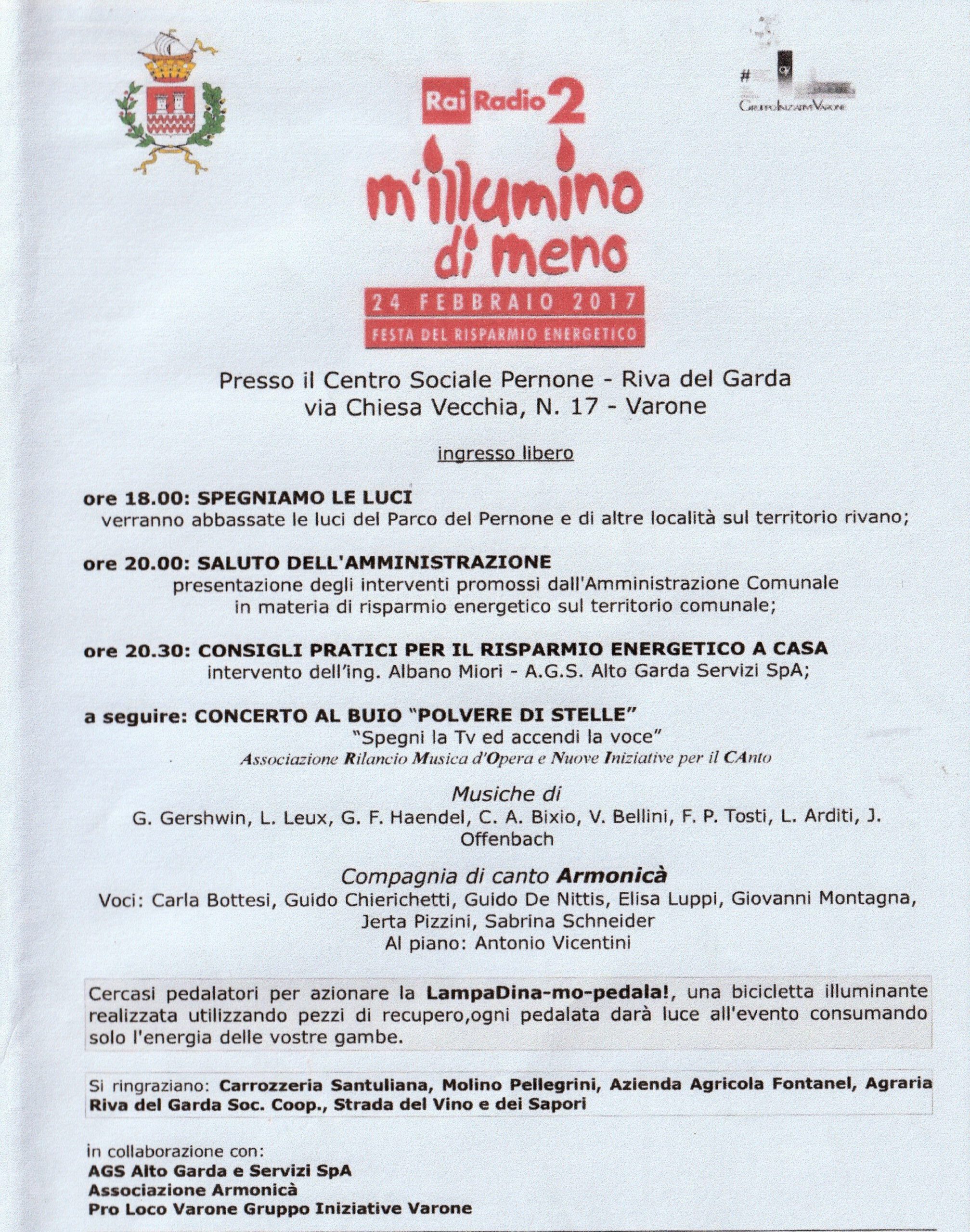 Concerto al buio “Polvere di Stelle”