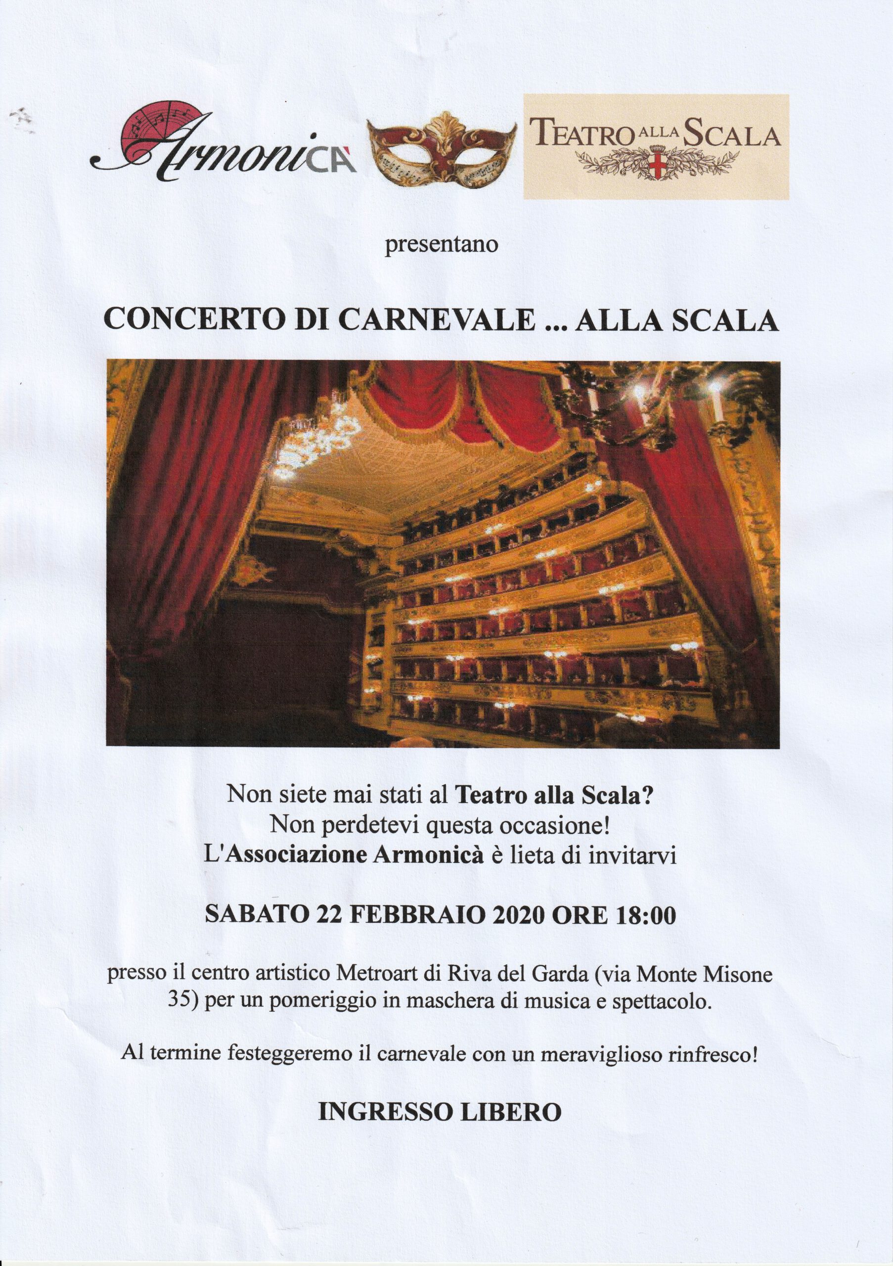 Concerto di Carnevale… alla Scala